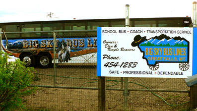 Big Sky Bus Lines Front Gate - Great Falls, Montana